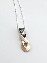 Load image into Gallery viewer, Crystal Infinity and Sterling Silver Necklace