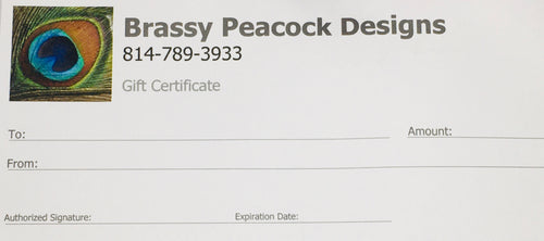$50.00 Gift Certificate