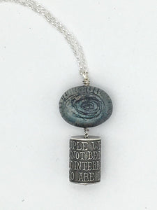 "those who are doing it" Sterling Silver Necklace