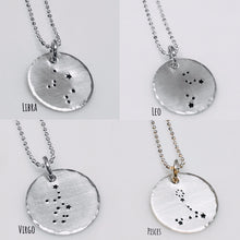 Load image into Gallery viewer, Constellation Zodiac Necklace Sterling Silver