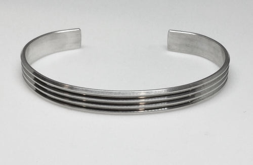 Sterling Silver Unisex Cuff Bracelet