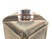 Load image into Gallery viewer, Sterling and Copper Spinner Ring / Fidget Ring