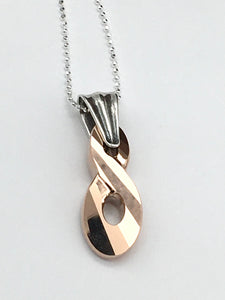 Crystal Infinity and Sterling Silver Necklace